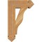 Ekena Millwork Funston Arts and Crafts Rough Sawn Bracket w/ Offset Brace, Western Red Cedar, 6"W x 14"D x 22"H BKT0604X14X22FST03RWR - alternate 4